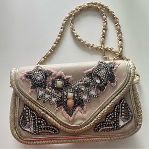 Hand beaded handbag